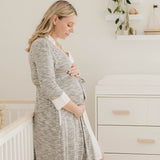 Emmaline Robe | Grey | Milk & Baby