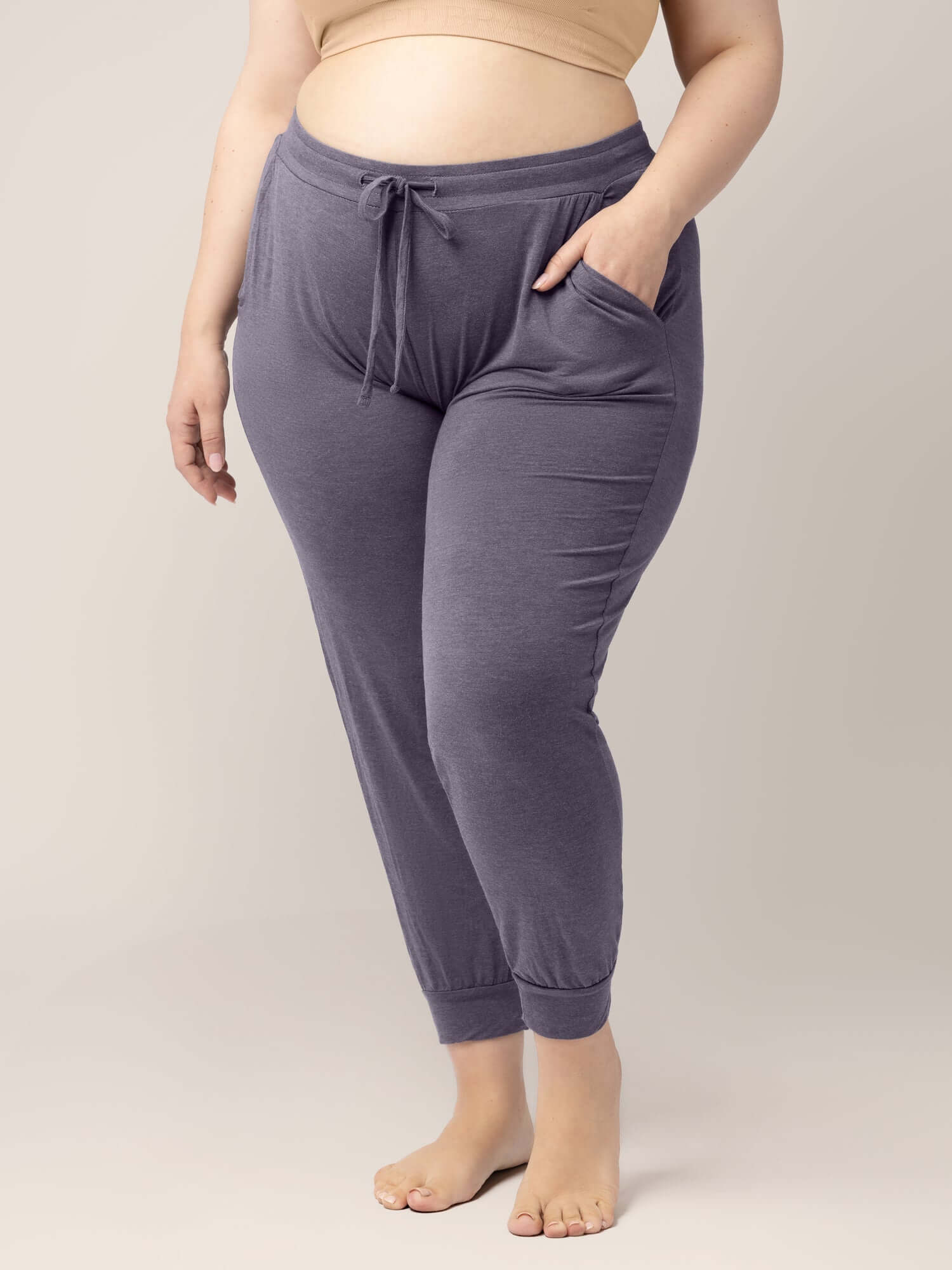 Everyday Lounge Jogger | Heathered Granite | Milk & Baby