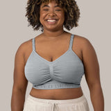 Sublime® Hands-Free Pumping & Nursing Bra | Grey | Milk & Baby