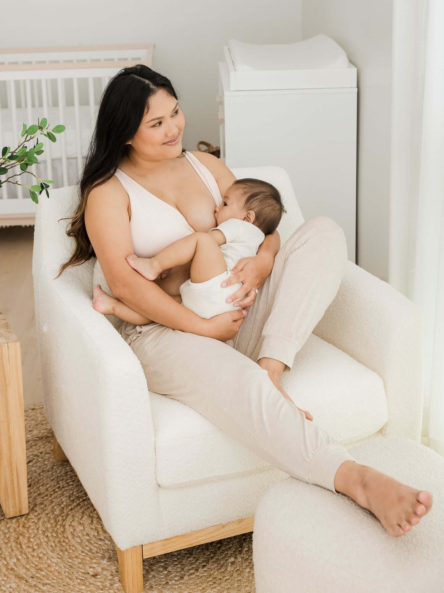 Everyday Lounge Jogger | Oatmeal Heather | Milk & Baby
