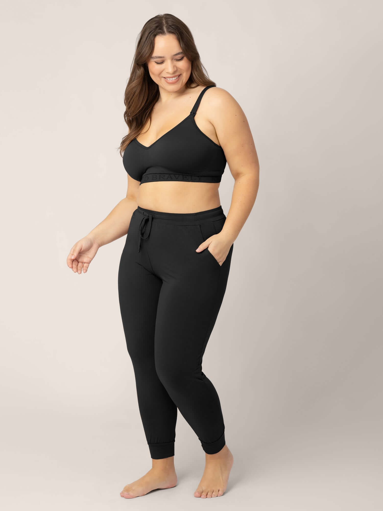 Everyday Lounge Jogger | Black | Milk & Baby