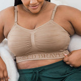 Sublime® Hands-Free Pumping & Nursing Bra | Latte | Milk & Baby