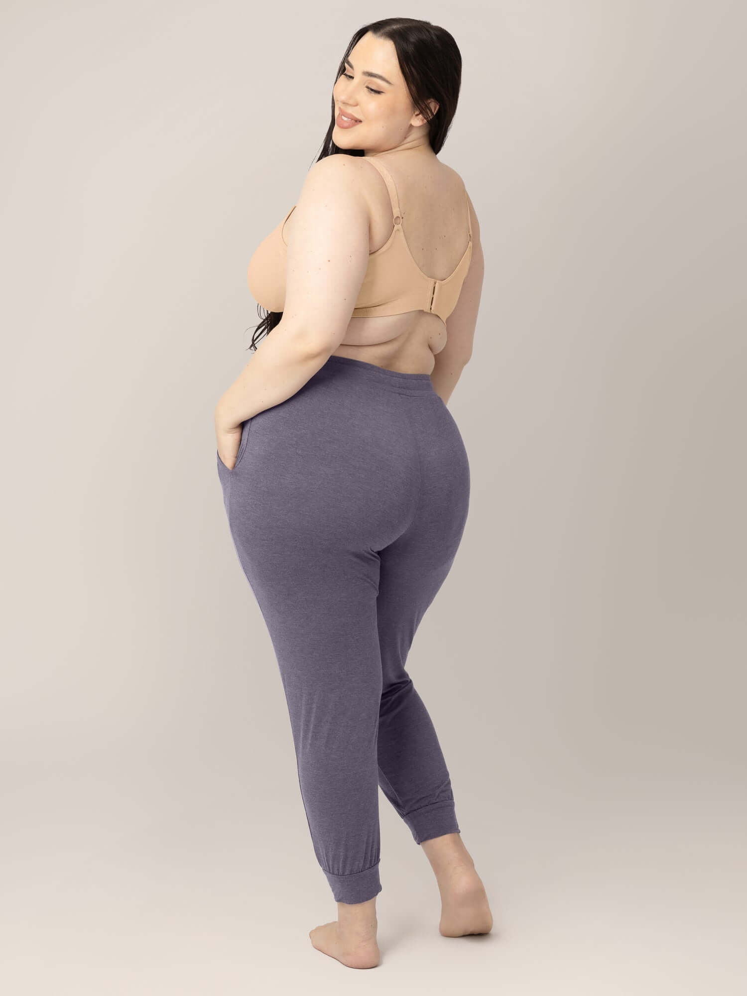 Everyday Lounge Jogger | Heathered Granite | Milk & Baby