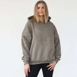 Isabella Ultra Soft Oversized Nursing & Pregnancy Hoodie (Wood Ash) | Milk & Baby