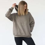 Isabella Ultra Soft Oversized Nursing & Pregnancy Hoodie (Wood Ash) | Milk & Baby