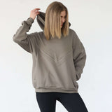 Isabella Ultra Soft Oversized Nursing & Pregnancy Hoodie (Wood Ash) | Milk & Baby