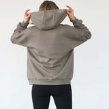 Isabella Ultra Soft Oversized Nursing & Pregnancy Hoodie (Wood Ash) | Milk & Baby