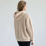 Isabella Ultra Soft Oversized Nursing & Pregnancy Hoodie | Oatmeal | Milk & Baby