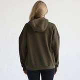 Isabella Ultra Soft Oversized Nursing & Pregnancy Hoodie (Olive Tree) | Milk & Baby