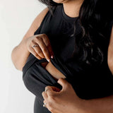 Little Breastfeeding Dress | Black | Milk & Baby