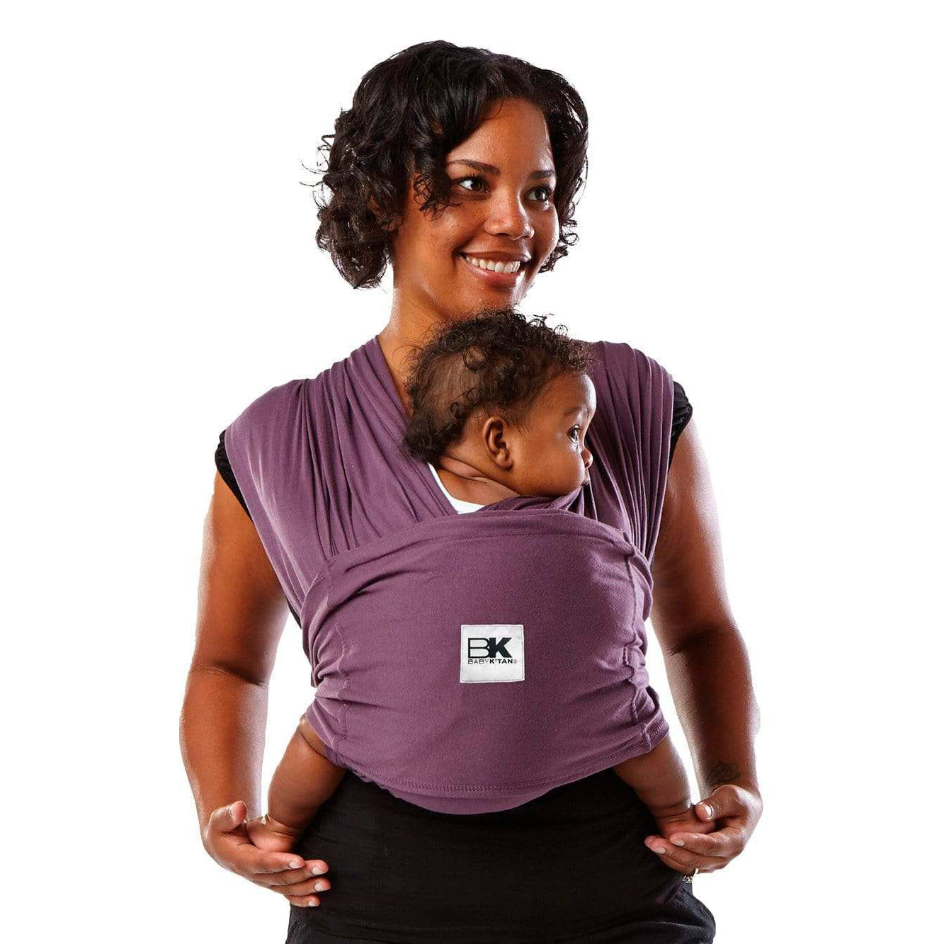 Baby K'tan Original Baby Carrier | Eggplant | Milk & Baby