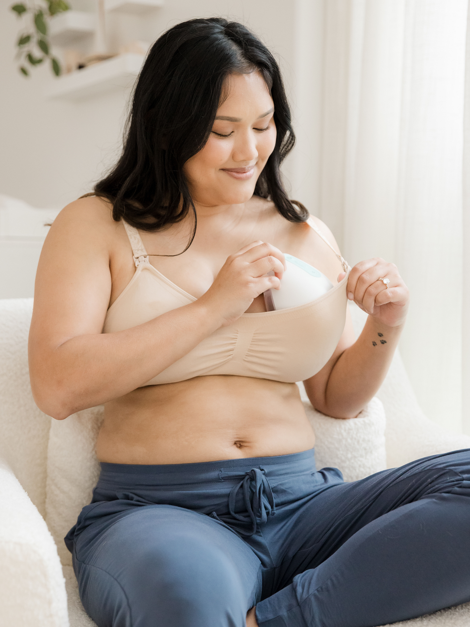 Simply Sublime® Nursing Bra | Beige | Milk & Baby