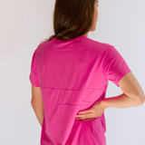Full Zip Breastfeeding Tee | Milk & Baby