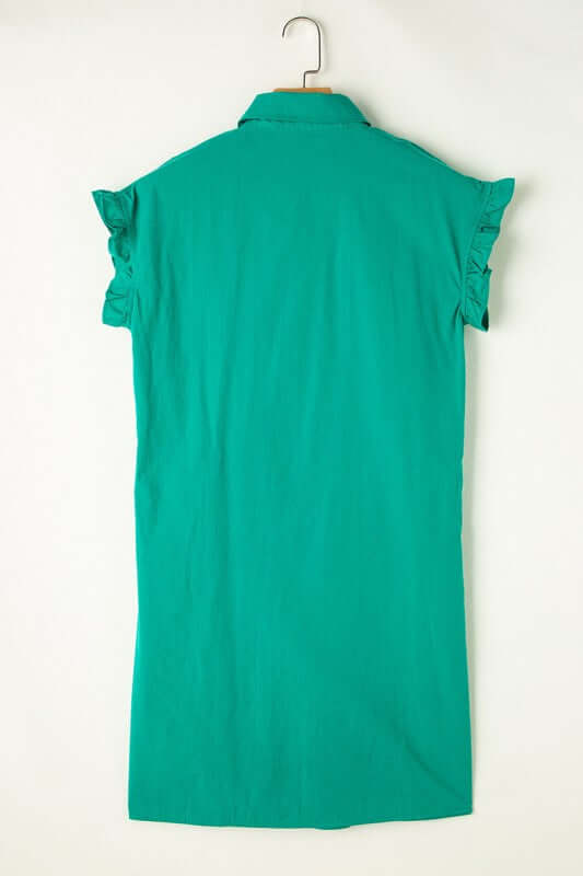 Gretchen Button Up Short Dress | Milk & Baby