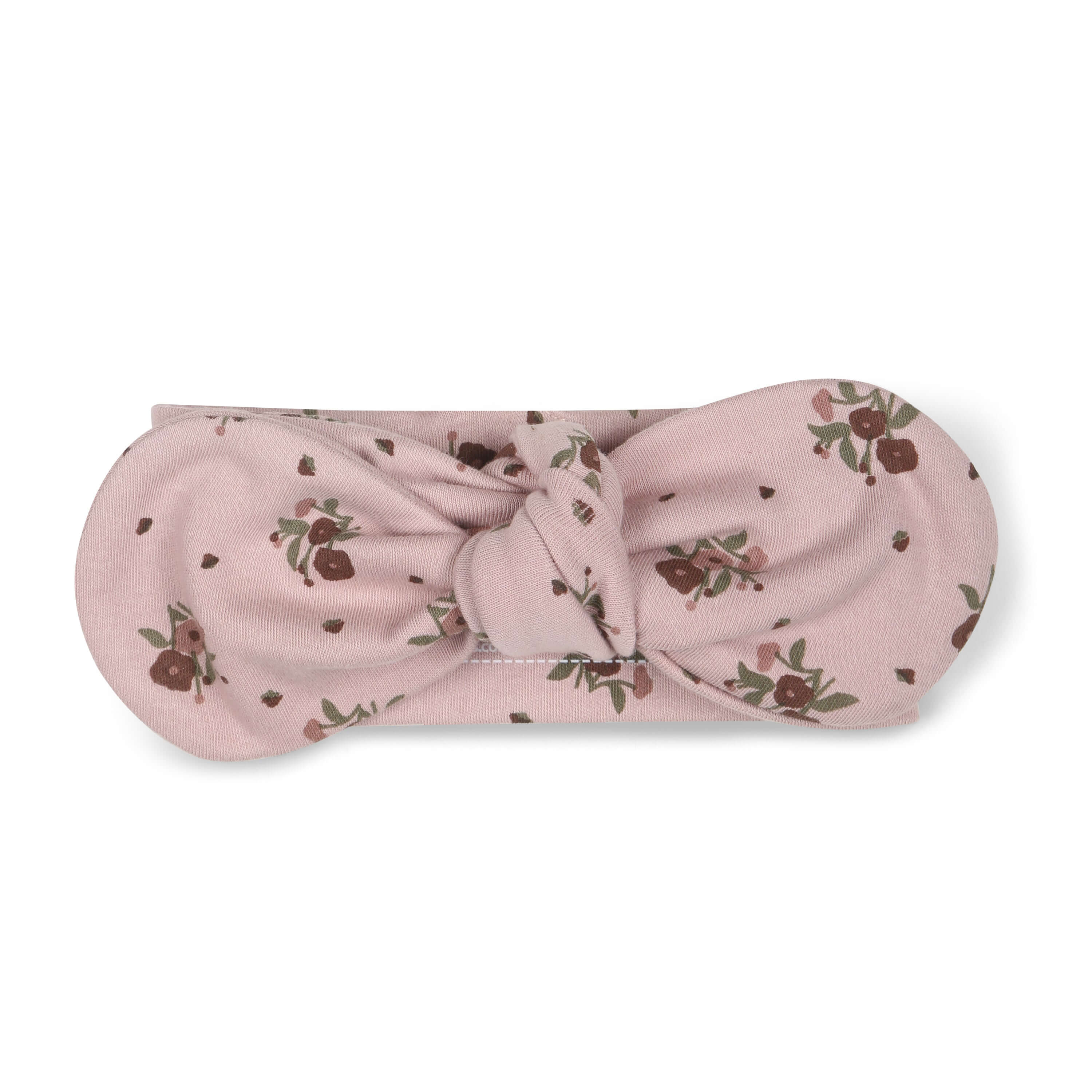 Organic Headwrap - Rose Ditsy | Milk & Baby