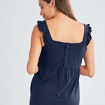 Grace Labor & Nursing Nightgown | Navy | Milk & Baby