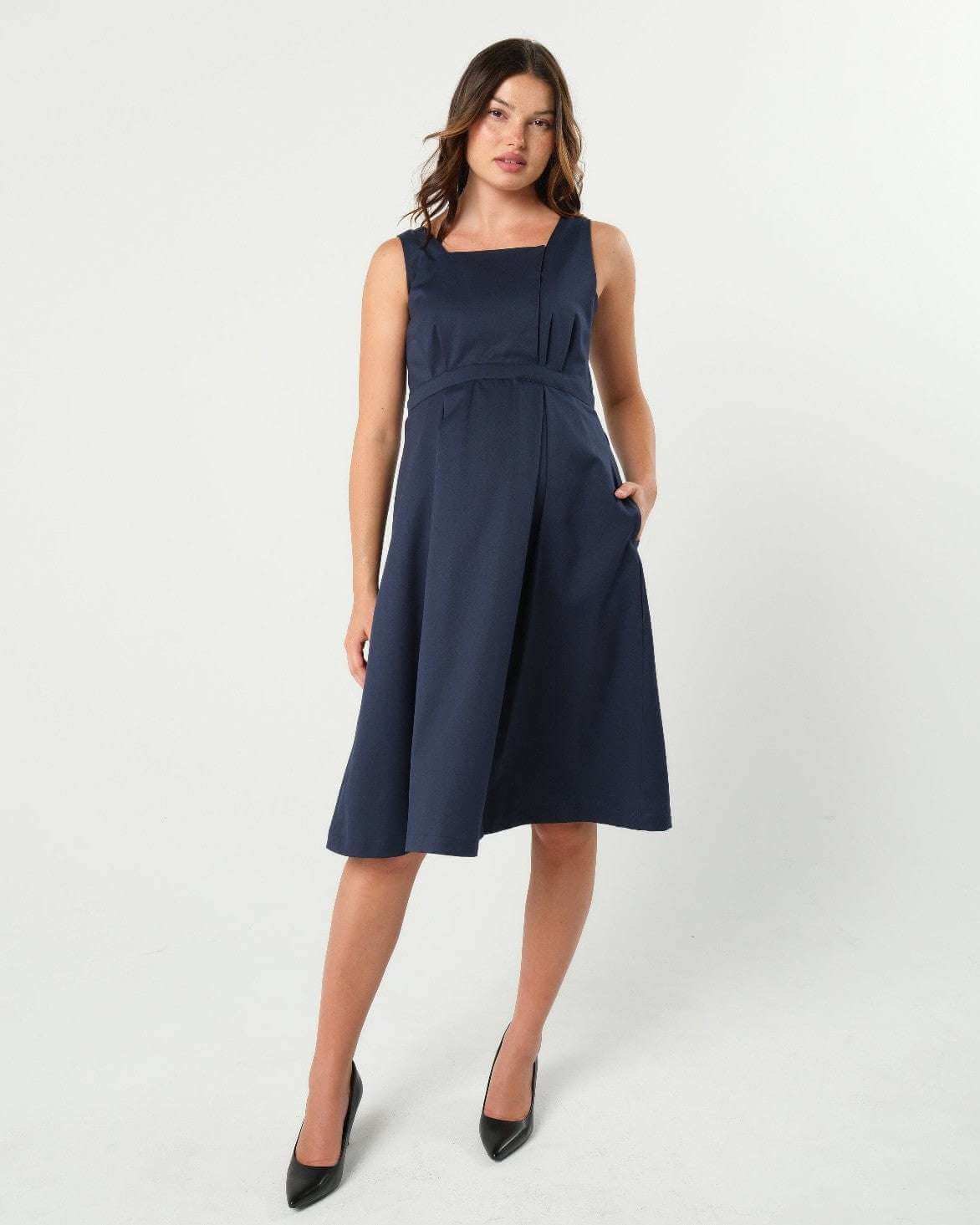 INTO THE BLUE Maternity & Nursing Dress | Milk & Baby