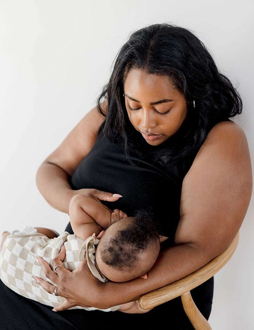 Little Breastfeeding Dress | Black | Milk & Baby