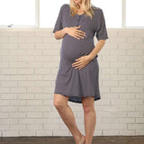 Kinsley Mama Lounge Dress & Baby Pouch Set | Milk & Baby
