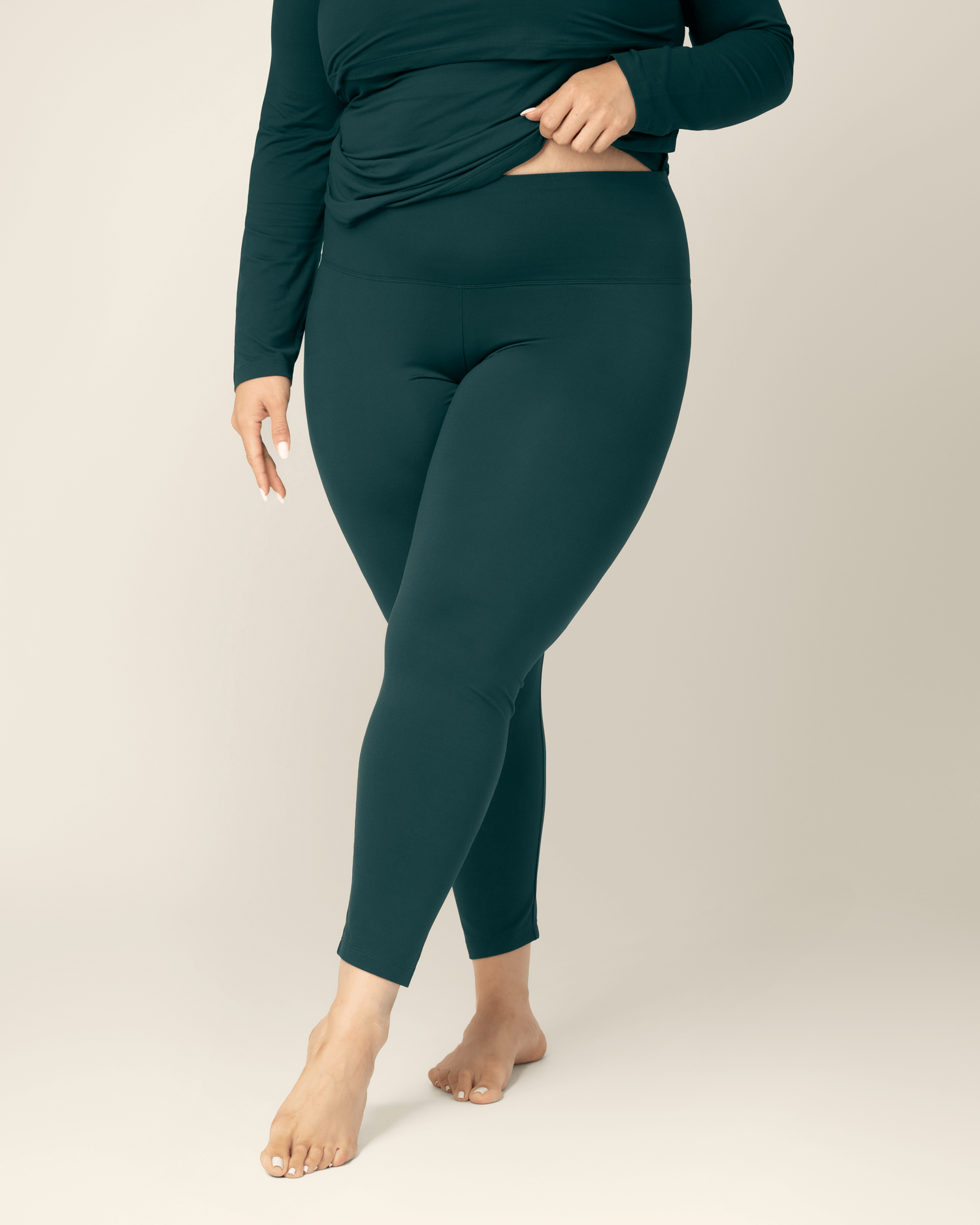 Jane Nursing Pajama Set | Evergreen | Milk & Baby