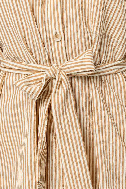 Half Sleeve Button Down Shirt Dress | Milk & Baby