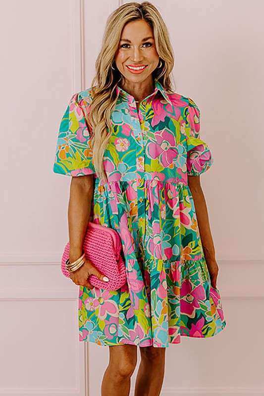 Becky Buttoned Dress | Milk & Baby