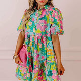 Becky Buttoned Dress | Milk & Baby