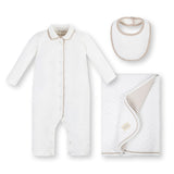 Hope & Henry 3-Piece Organic Knit Gift Set | Milk & Baby