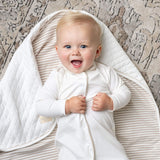 Hope & Henry 3-Piece Organic Knit Gift Set | Milk & Baby