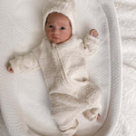 Luna + Luca Baby Bear Jumpsuit | Cozy Teddy | Milk & Baby