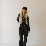Midnight Lightning Bolt | Women's Bamboo Pajama | Milk & Baby
