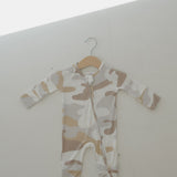 Camo 2.0 | Bamboo Zip Pajamas | Milk & Baby