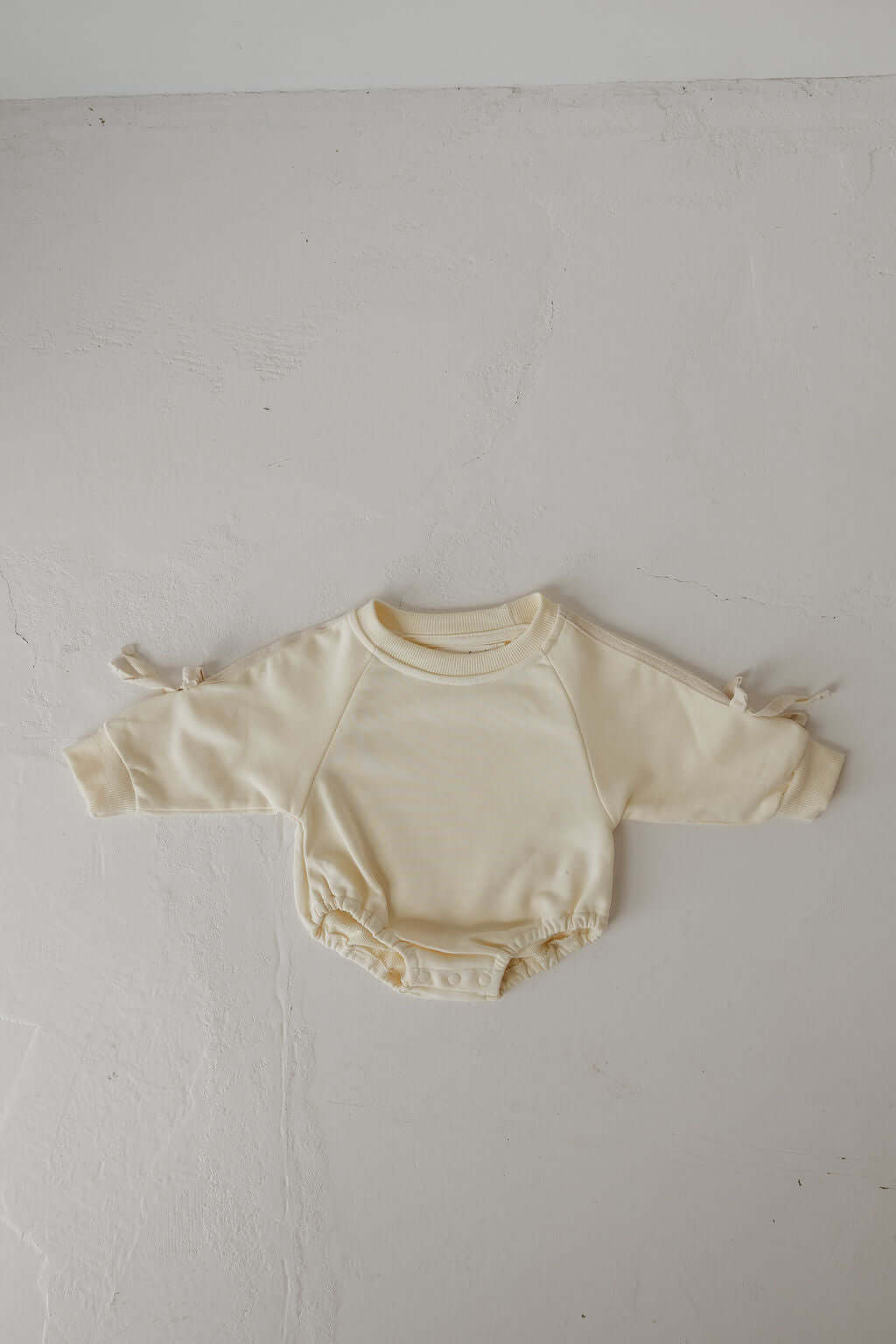 Buttercream Bows | Sweatshirt Romper | Milk & Baby