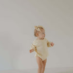 Buttercream Bows | Sweatshirt Romper | Milk & Baby