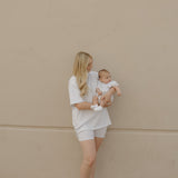 Heather | Short Sleeve Romper | Milk & Baby