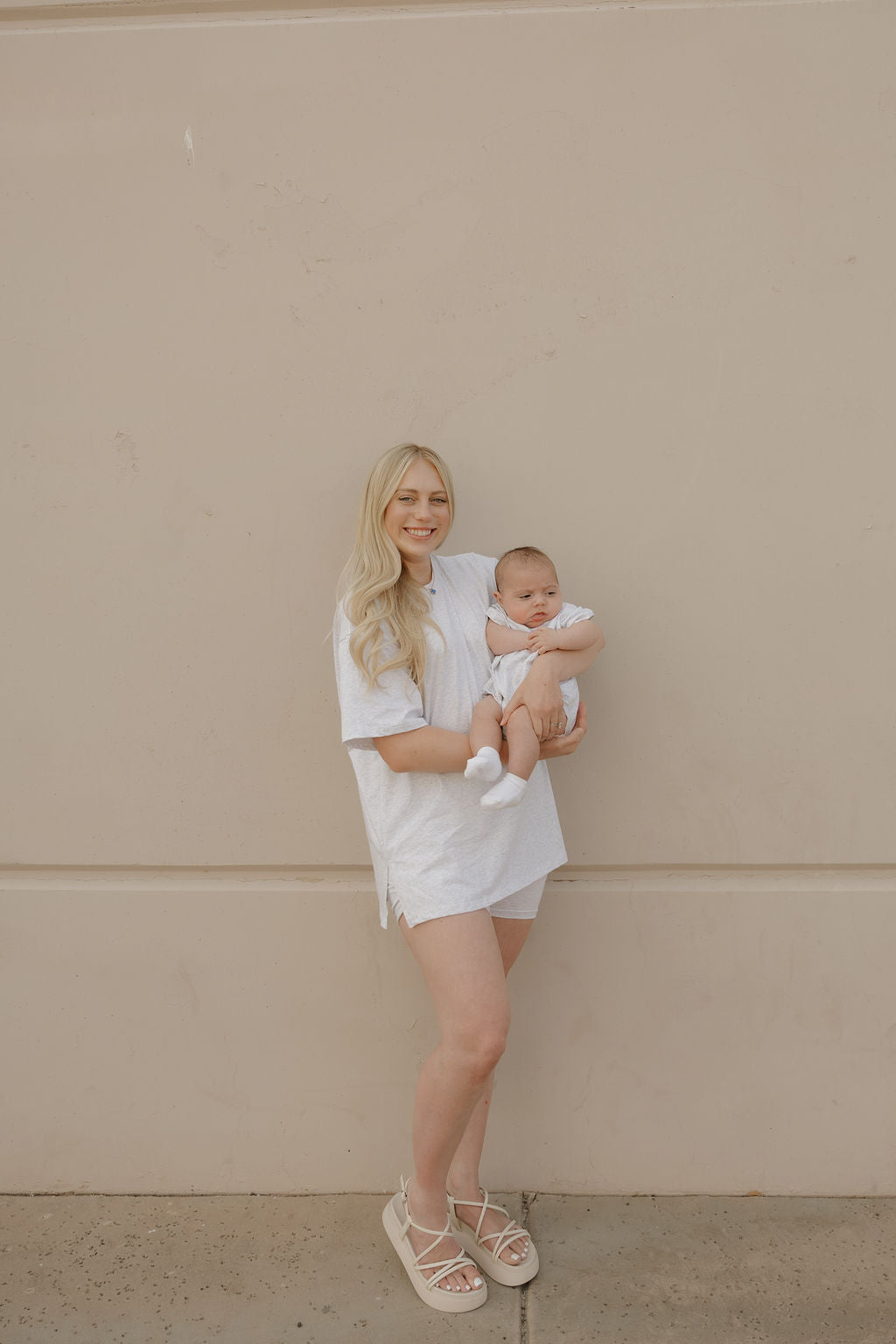 Heather | Short Sleeve Romper | Milk & Baby