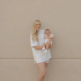 Heather | Short Sleeve Romper | Milk & Baby