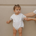 Heather | Short Sleeve Romper | Milk & Baby