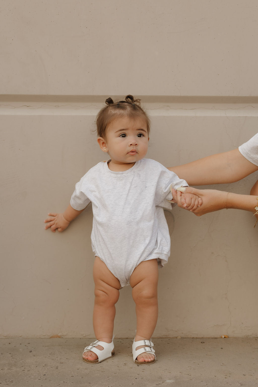 Heather | Short Sleeve Romper | Milk & Baby