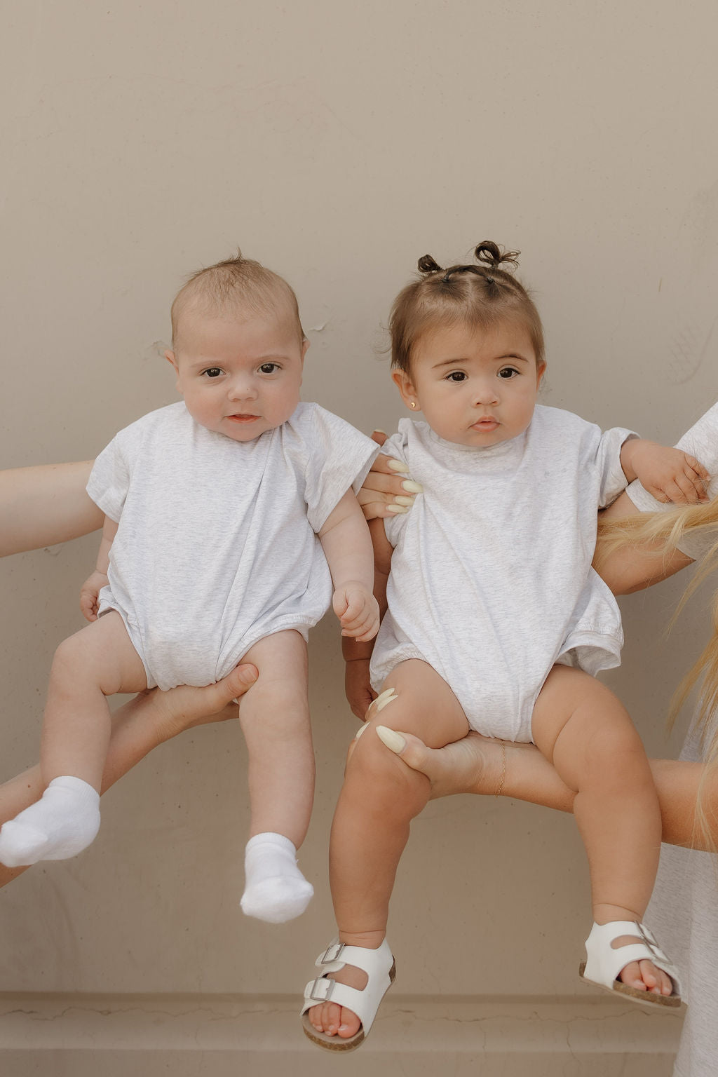 Heather | Short Sleeve Romper | Milk & Baby