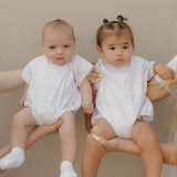 Heather | Short Sleeve Romper | Milk & Baby