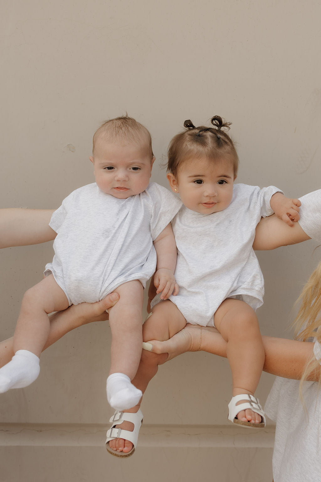 Heather | Short Sleeve Romper | Milk & Baby