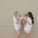 Heather | Short Sleeve Romper | Milk & Baby