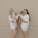 Heather | Short Sleeve Romper | Milk & Baby