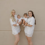 Heather | Short Sleeve Romper | Milk & Baby