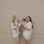 Heather | Short Sleeve Romper | Milk & Baby