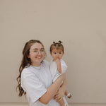 Heather | Short Sleeve Romper | Milk & Baby