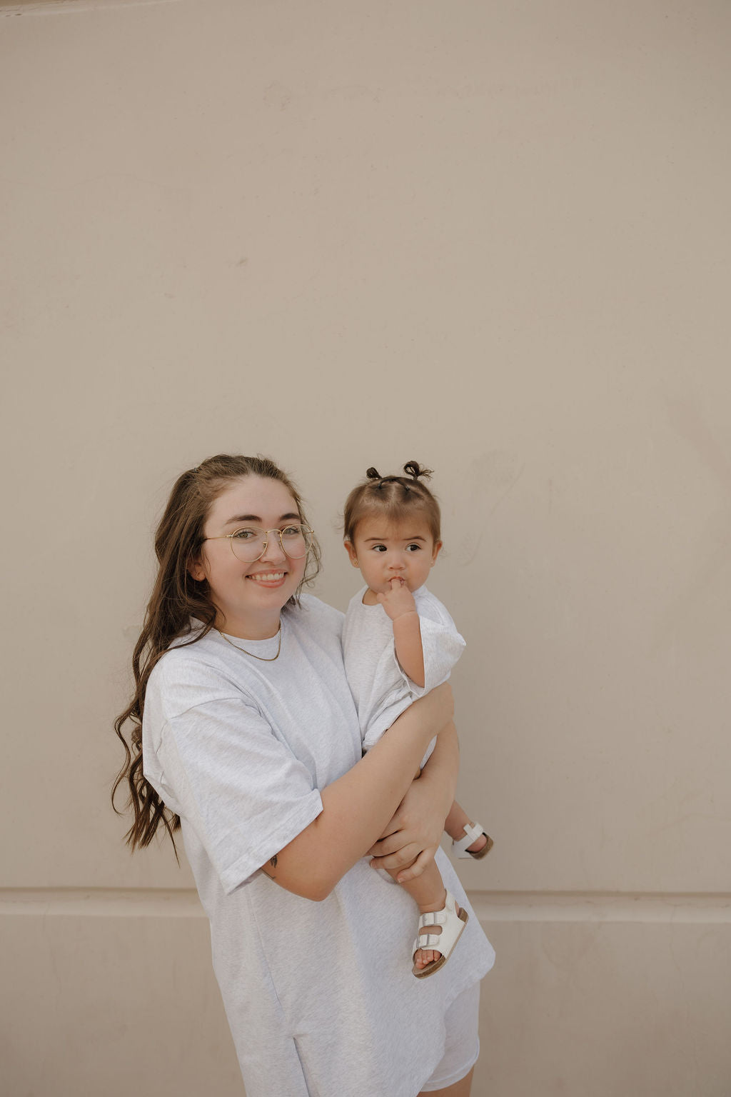 Heather | Short Sleeve Romper | Milk & Baby