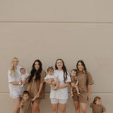 Heather | Short Sleeve Romper | Milk & Baby
