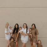 Heather | Short Sleeve Romper | Milk & Baby